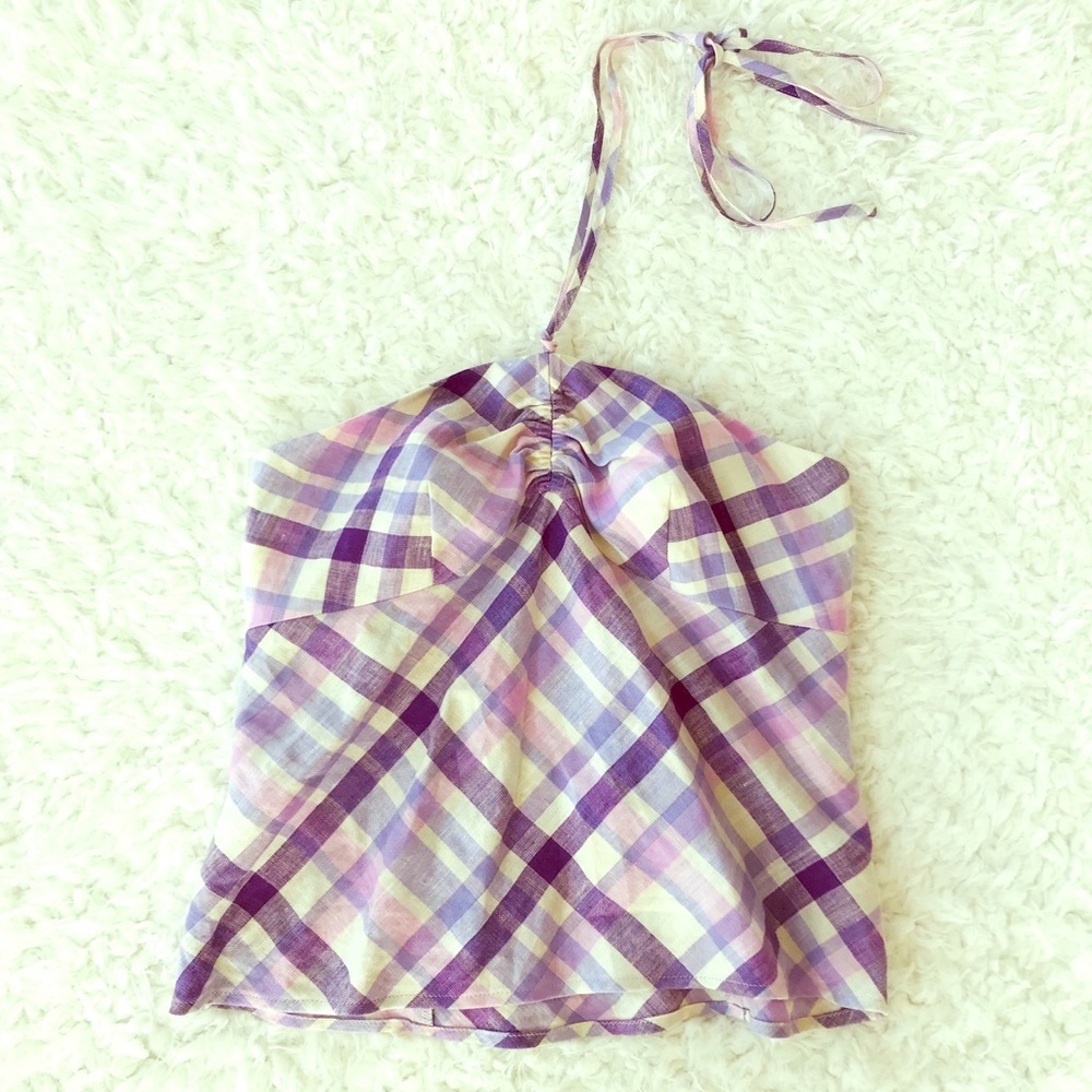 Ann Taylor LOFT halter crop top